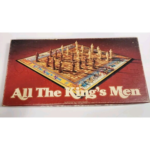 VINTAGE All the King's Men COMPLETE Parker Brothers 1979 Strategy Friends Family - Picture 1 of 14